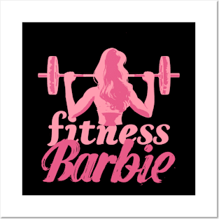 Fitness Barbie  Graphic T-shirt 02 Posters and Art